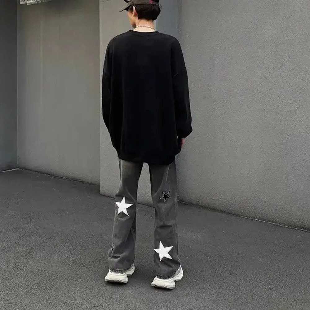 Japanese Brand × Jean × Streetwear Retro loose fi… - image 8