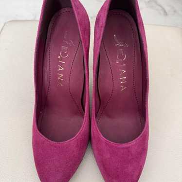 DIANA Purple Suede High Heels