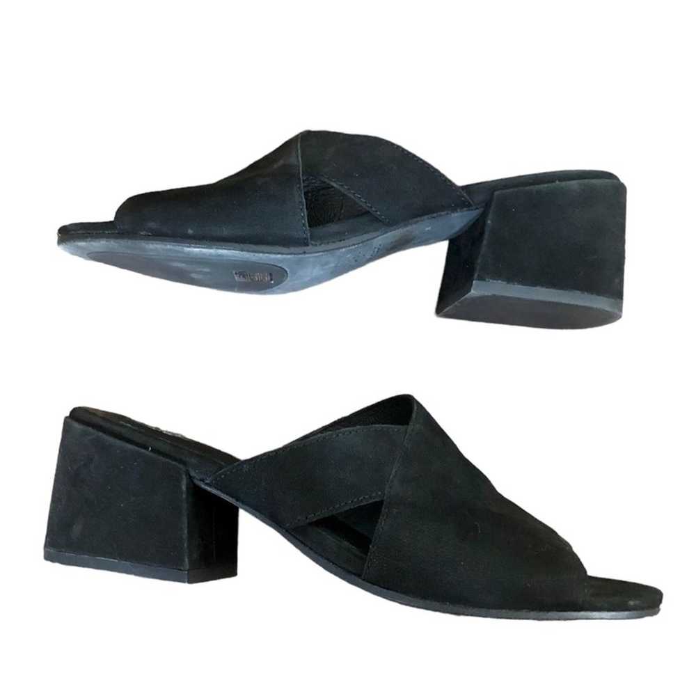 Eileen Fisher Haven Tumbled Nubuck Slide Heeled S… - image 3