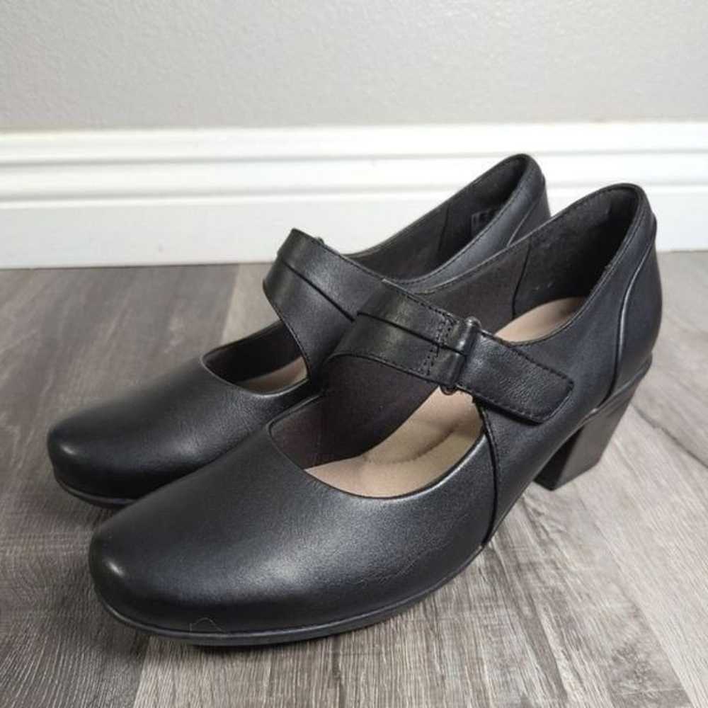 Clarks black leather Mary Jane Emslie Lulin comfo… - image 3