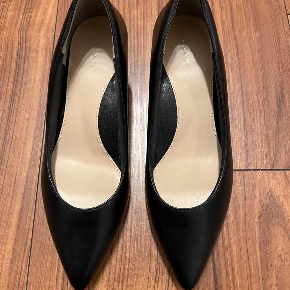 RANDA Black Pointed Toe Pumps - image 1