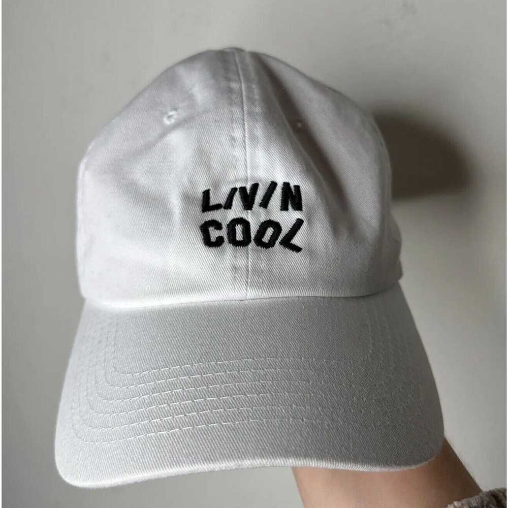 Other NWOT Livin Cool White Baseball Cap Hat Blac… - image 1