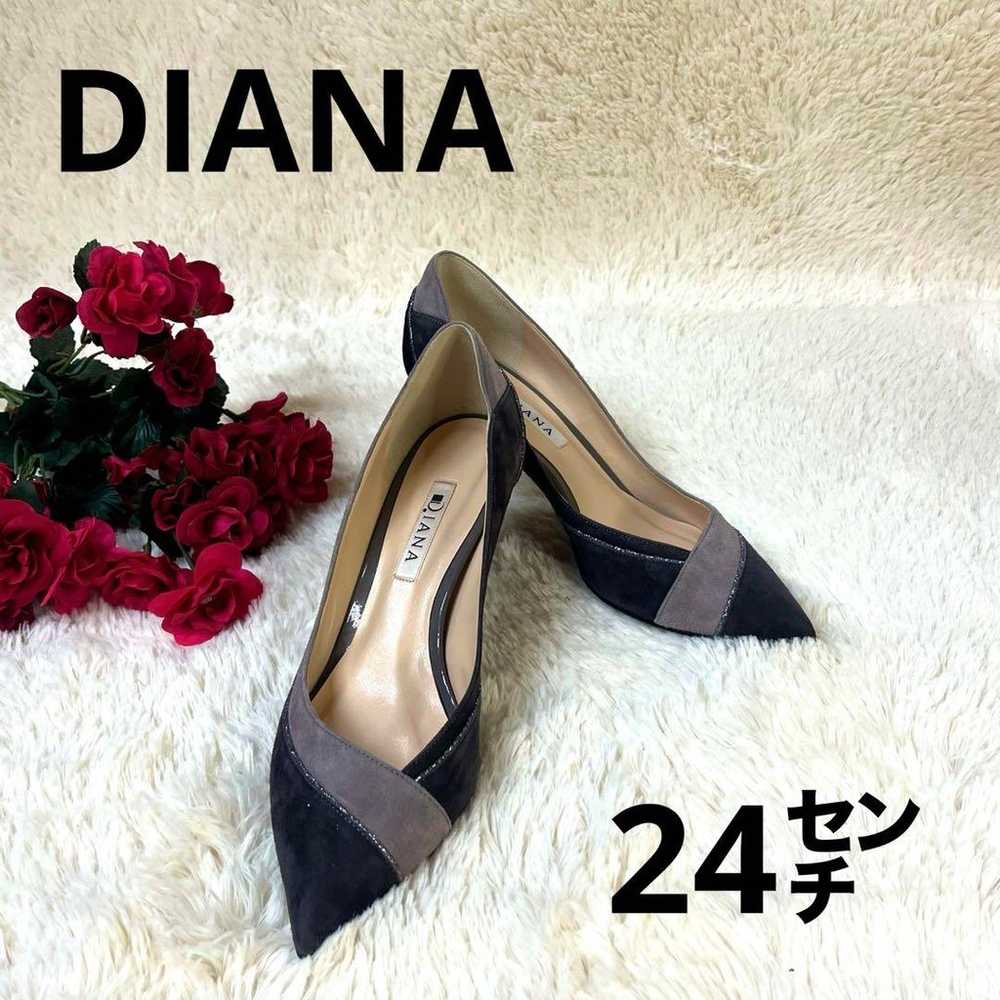 ✨️Like New✨️ DIANA Pumps Suede 24cm Pointed Toe - image 1