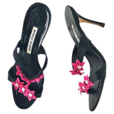 Manolo Blahnik Cloth sandal - image 1