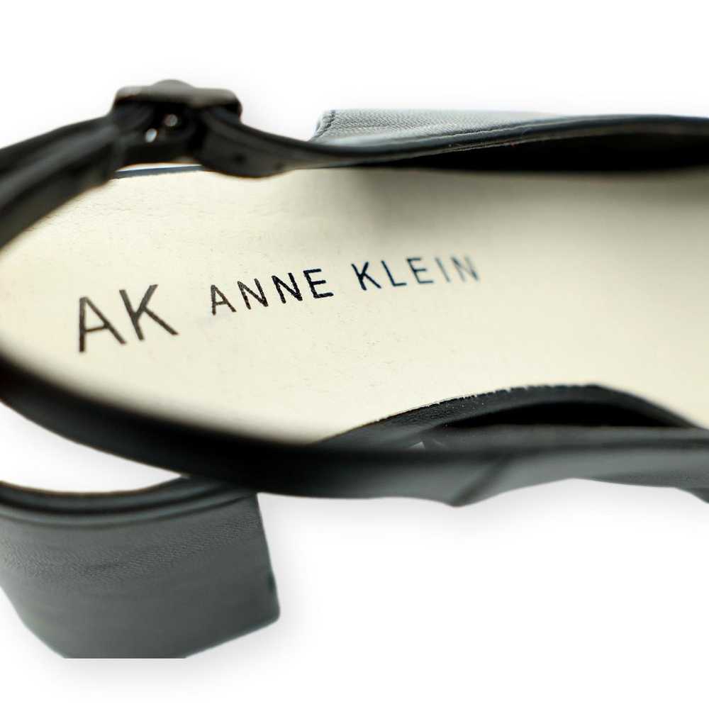 AK Anne Klein Akmakala Women Black Leather Open T… - image 7