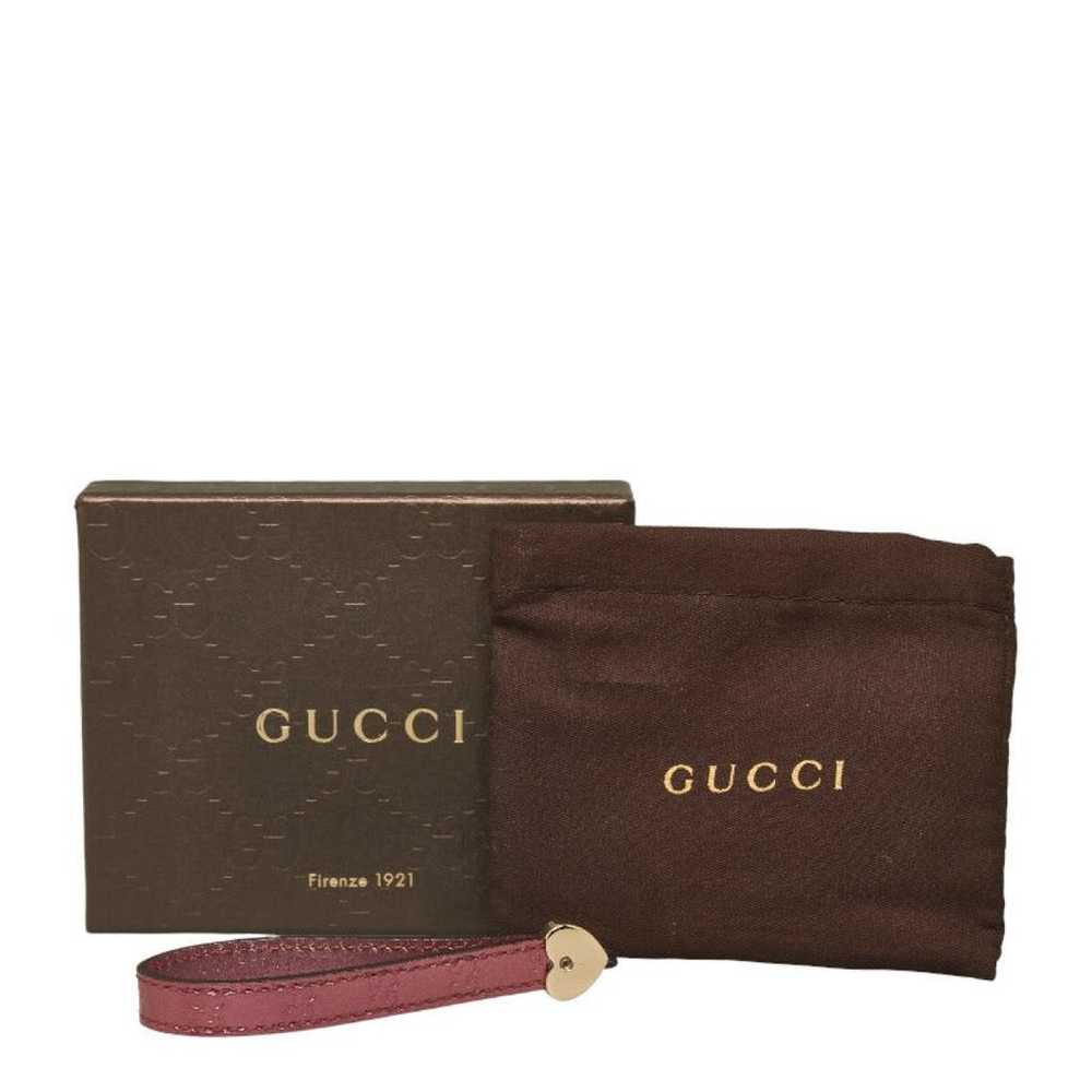 Gucci Leather key ring - image 1