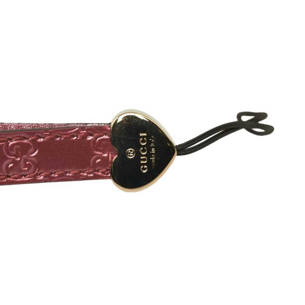 Gucci Leather key ring - image 3