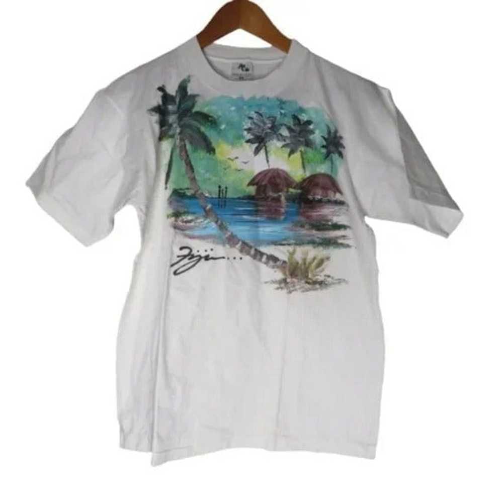 Beach Club Fiji vintage t-shirt single stitch sz M - image 1