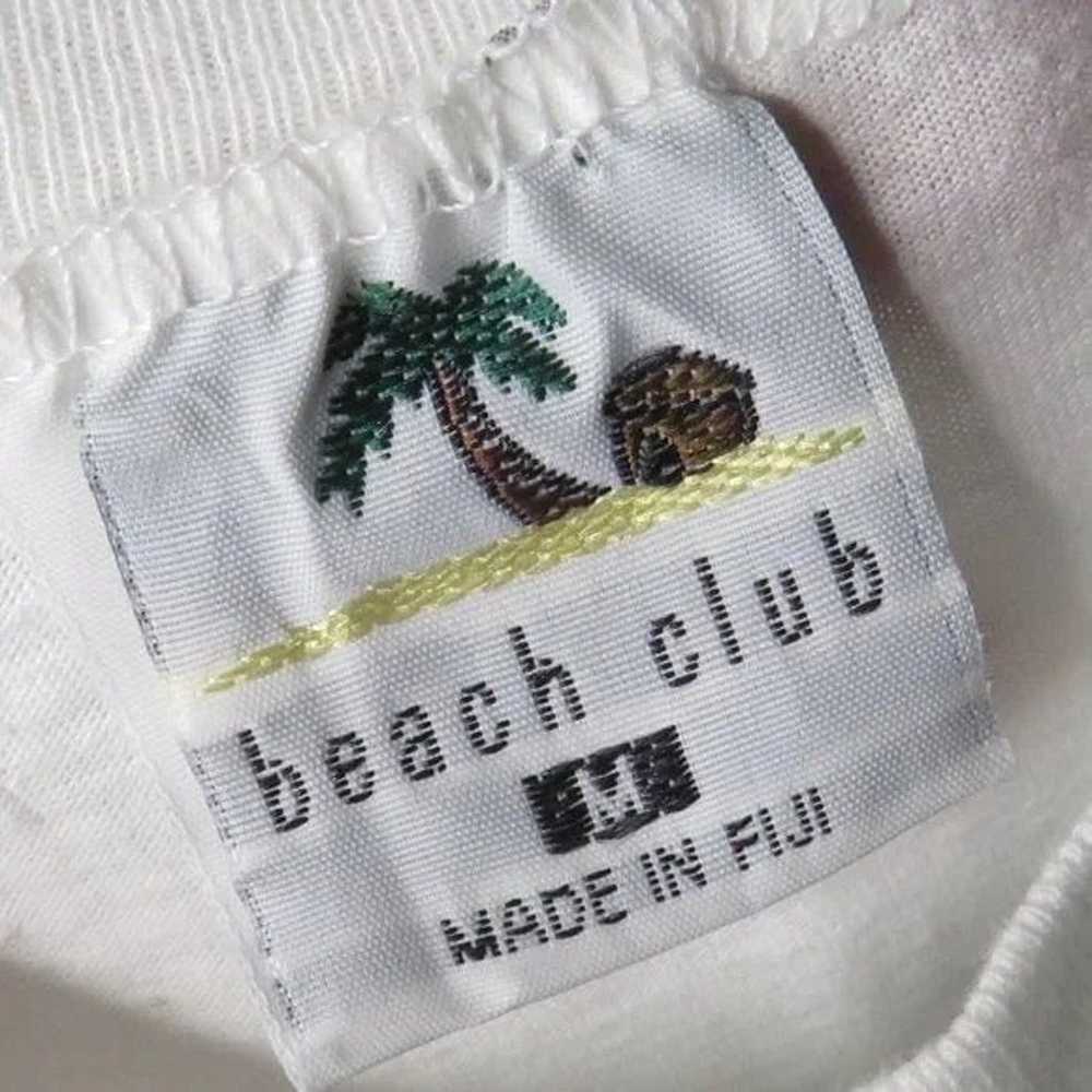 Beach Club Fiji vintage t-shirt single stitch sz M - image 2