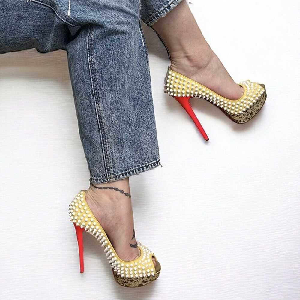 Christian Louboutin Women's Sz 36 US 6 Lady Peep … - image 1