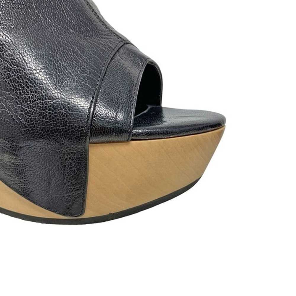 Camilla Skovgaard Tanganica Leather & Wood Wedge … - image 11