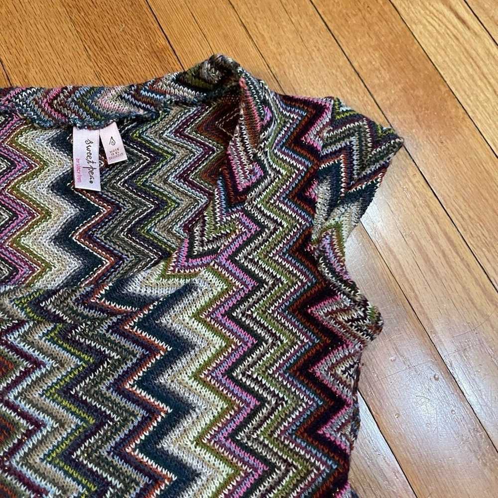 Vintage Y2K Womens Knit Top by Sweet Pea Size S M… - image 9