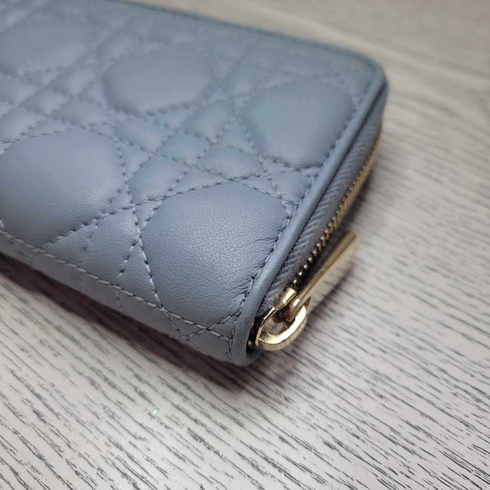 Dior Lady Dior leather wallet - image 2