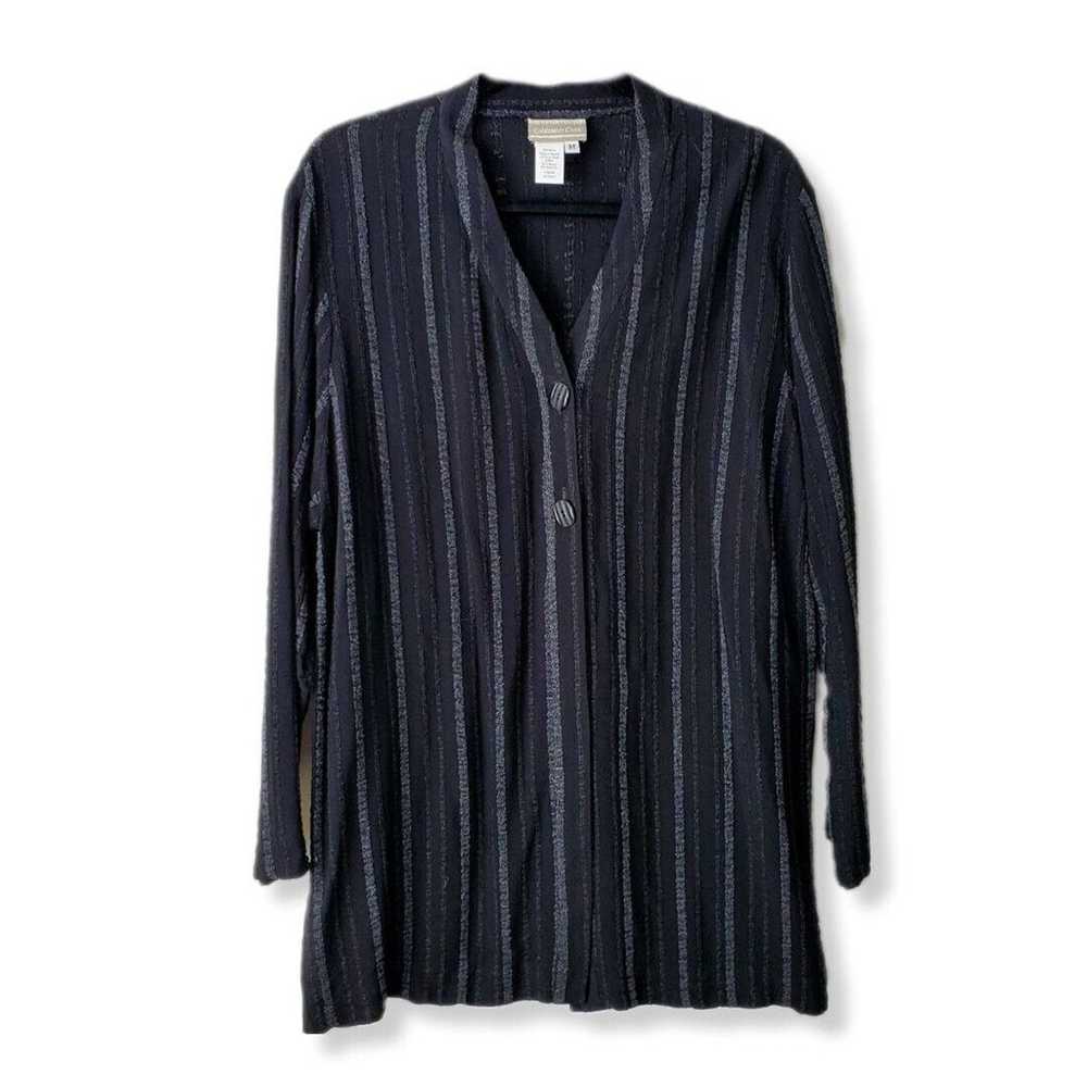 Vintage Coldwater Creek Black Stripe Tunic Top Sz… - image 12