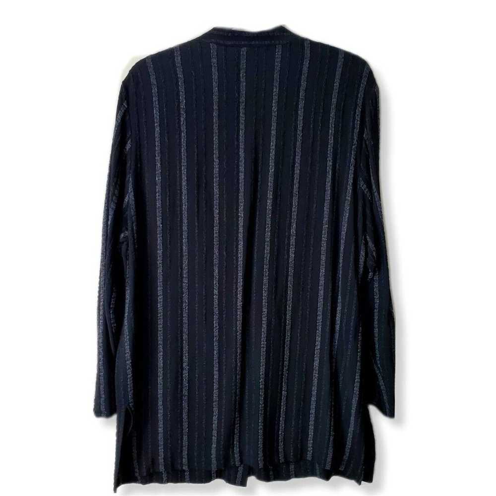 Vintage Coldwater Creek Black Stripe Tunic Top Sz… - image 8