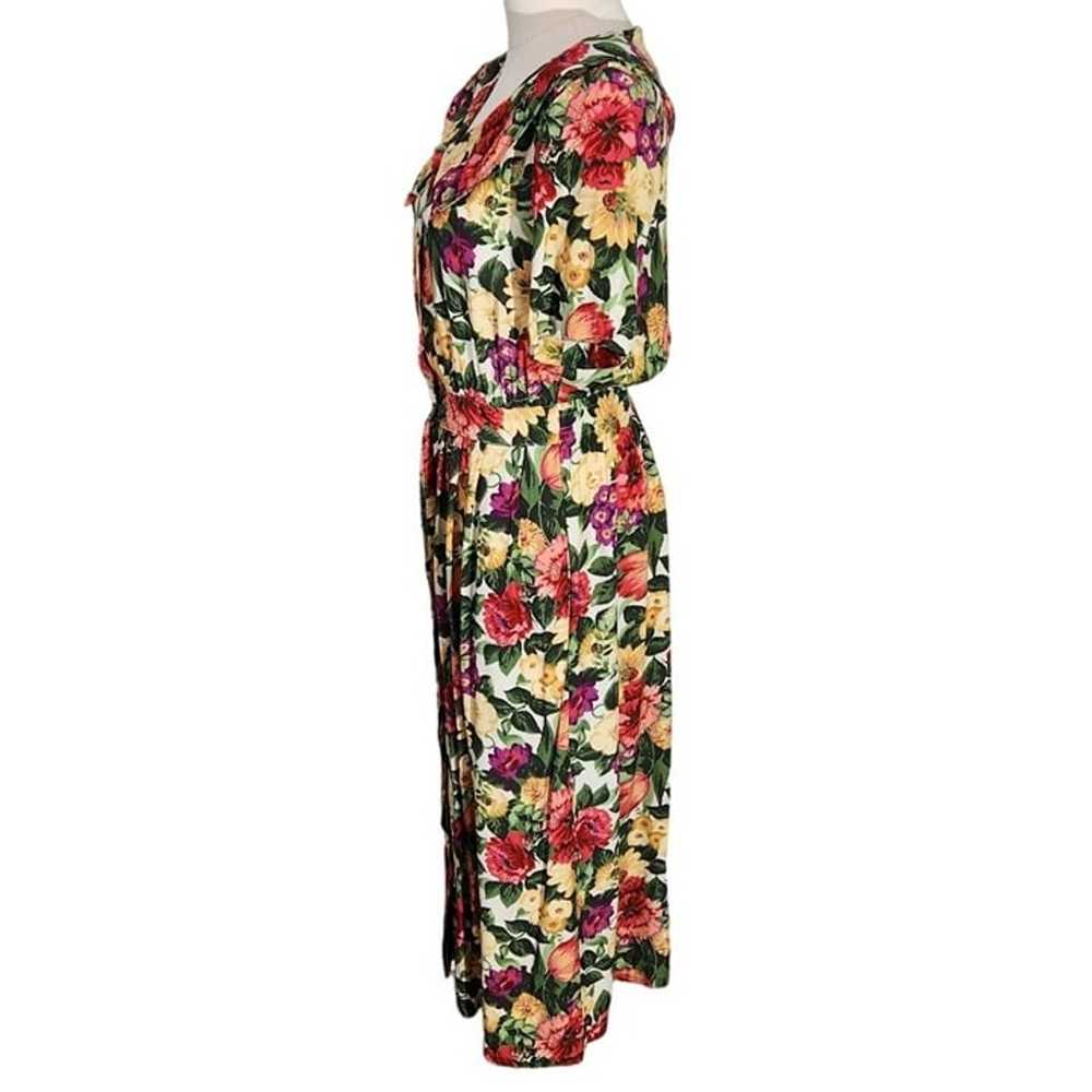 Carol Anderson Floral Printed Midi Dress Vintage … - image 4