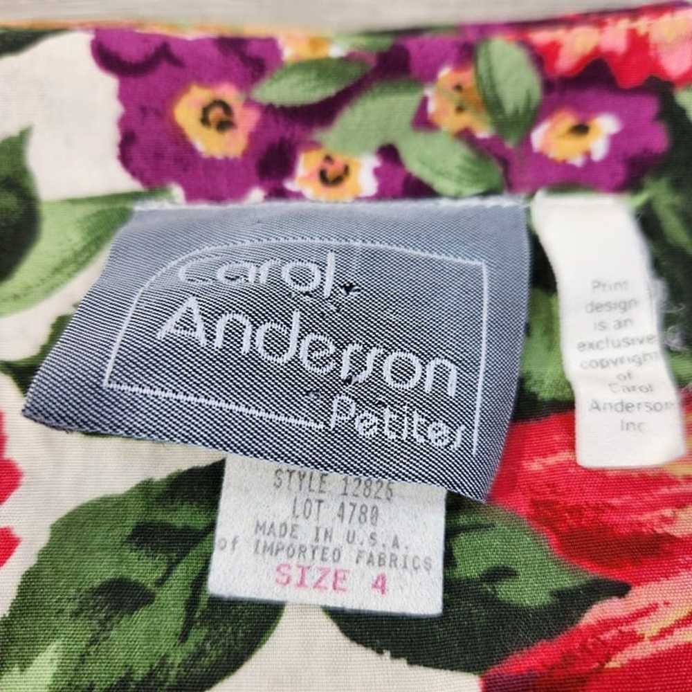 Carol Anderson Floral Printed Midi Dress Vintage … - image 6