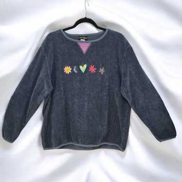 Vintage Liz & Jane Womens Sweater Woman Medium Gr… - image 1