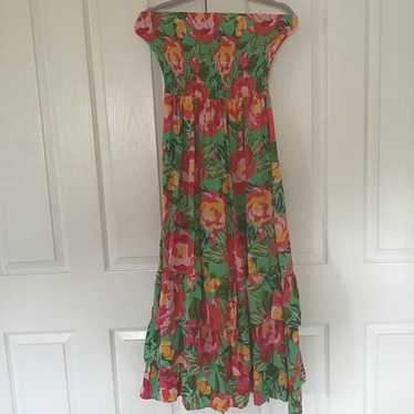 Anthropologie Abel the Label floral maxi dress M