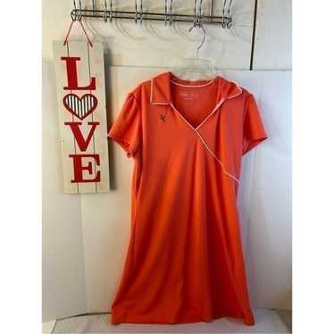 Lady Hagen hydro dri coral tennis dress medium spo