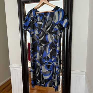 AGB Dress Boat Neck Dress A Line Size 14