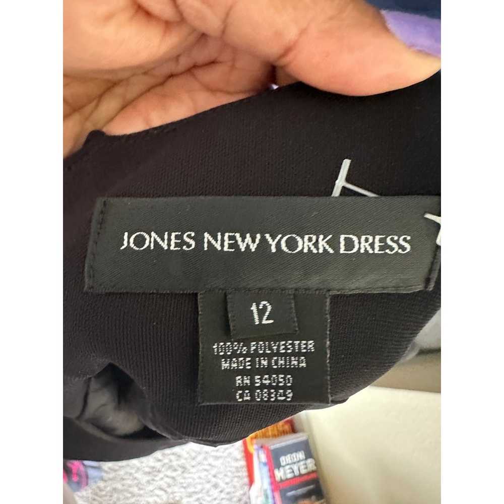 Jones New York Black Spaghetti Strap dress size 12 - image 4