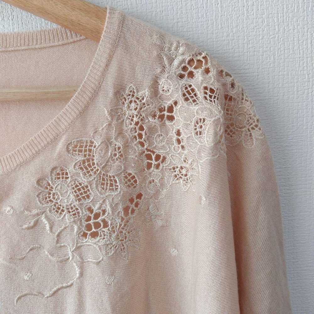 Strawberry Fields Embroidered Short Sleeve Knit S… - image 5