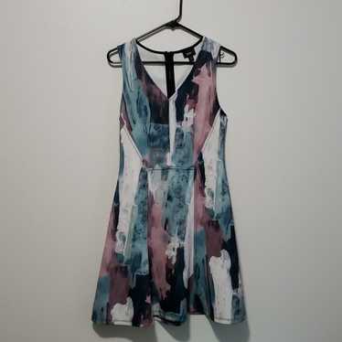 Mossimo Watercolor Skater Dress