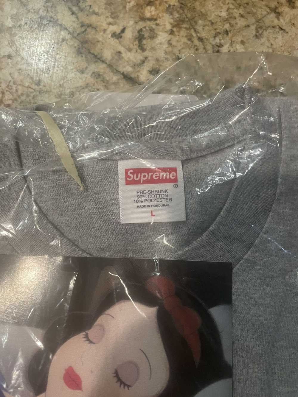 Supreme Supreme Snow White Tee Heather Grey - image 4