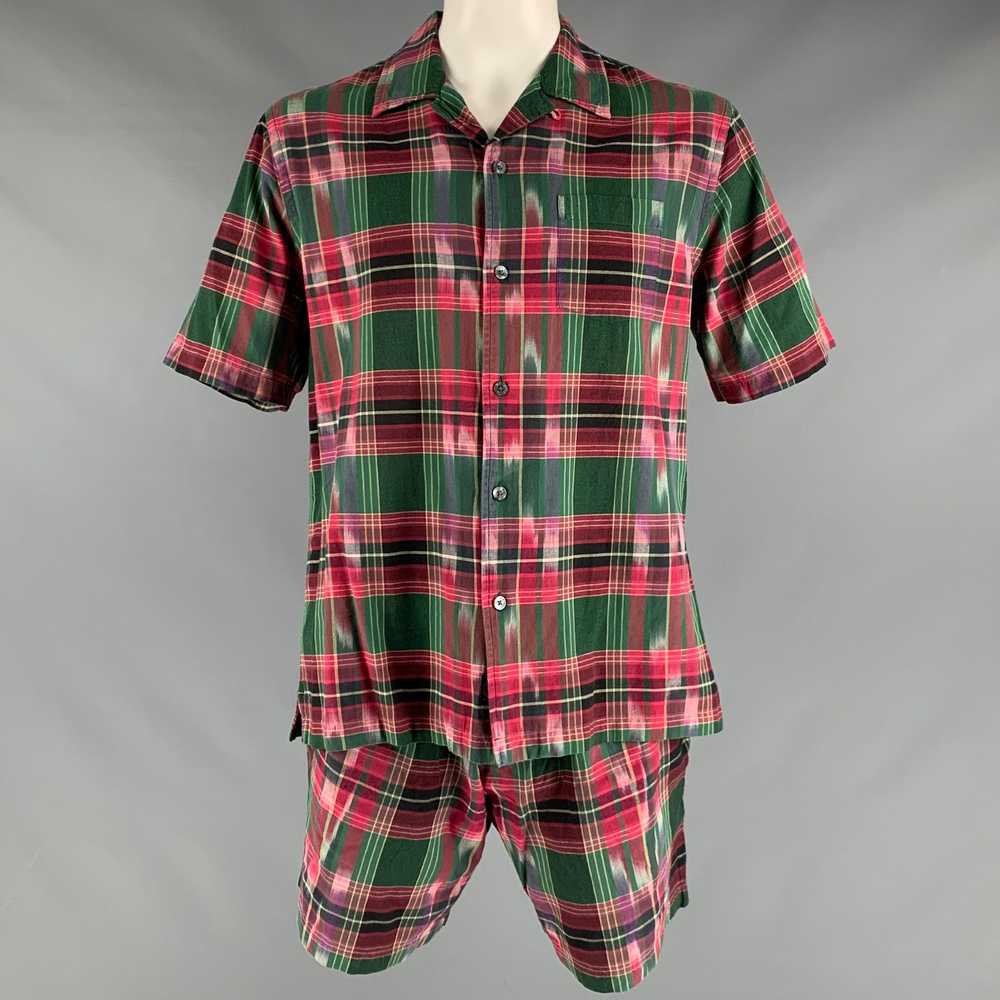 Todd Snyder TODD SNYDER Green Red Plaid Cotton Set - image 2