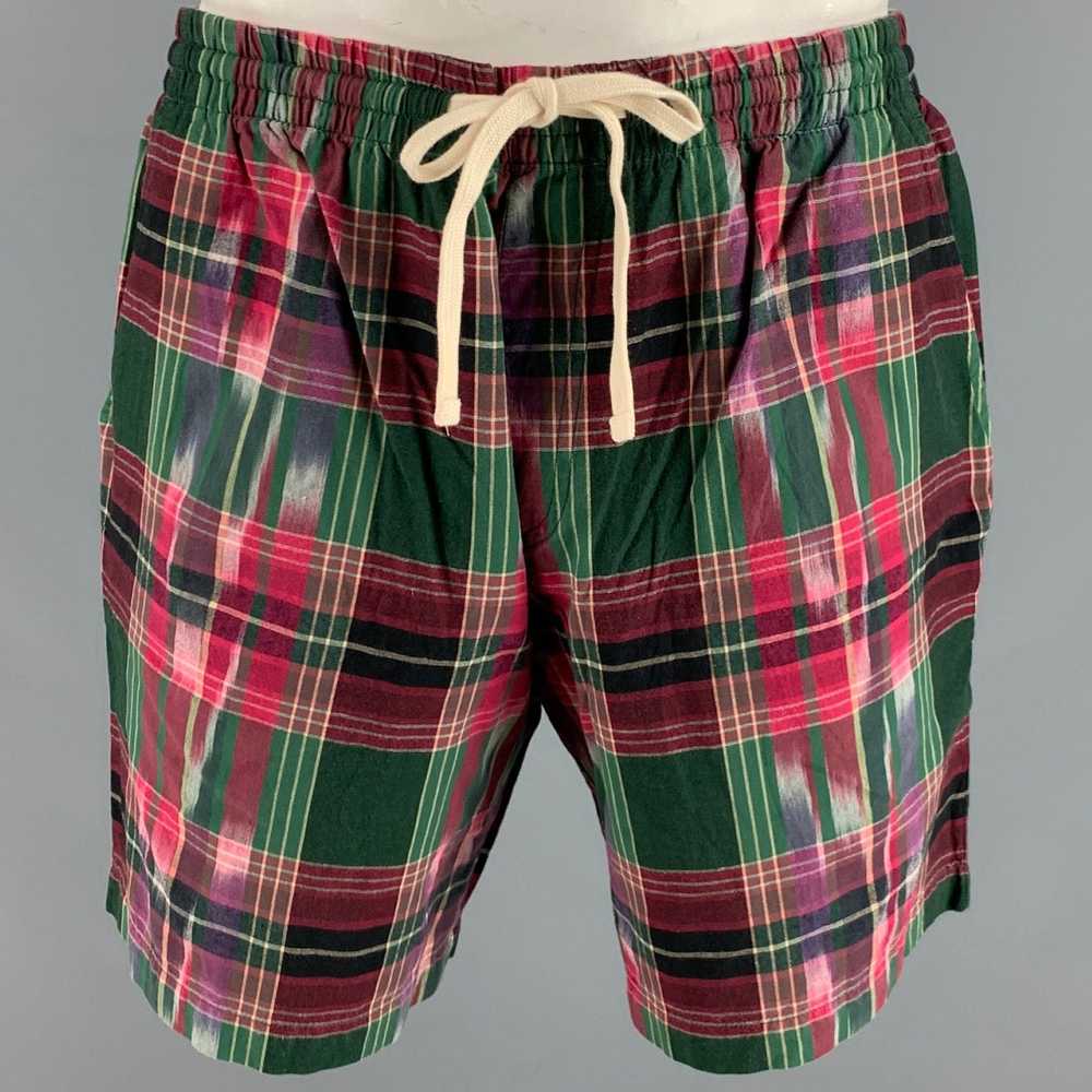 Todd Snyder TODD SNYDER Green Red Plaid Cotton Set - image 3