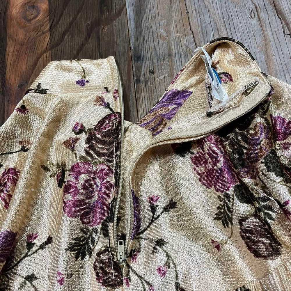 90s Floral Rose Pullover Blouse Tunic Vintage - image 11