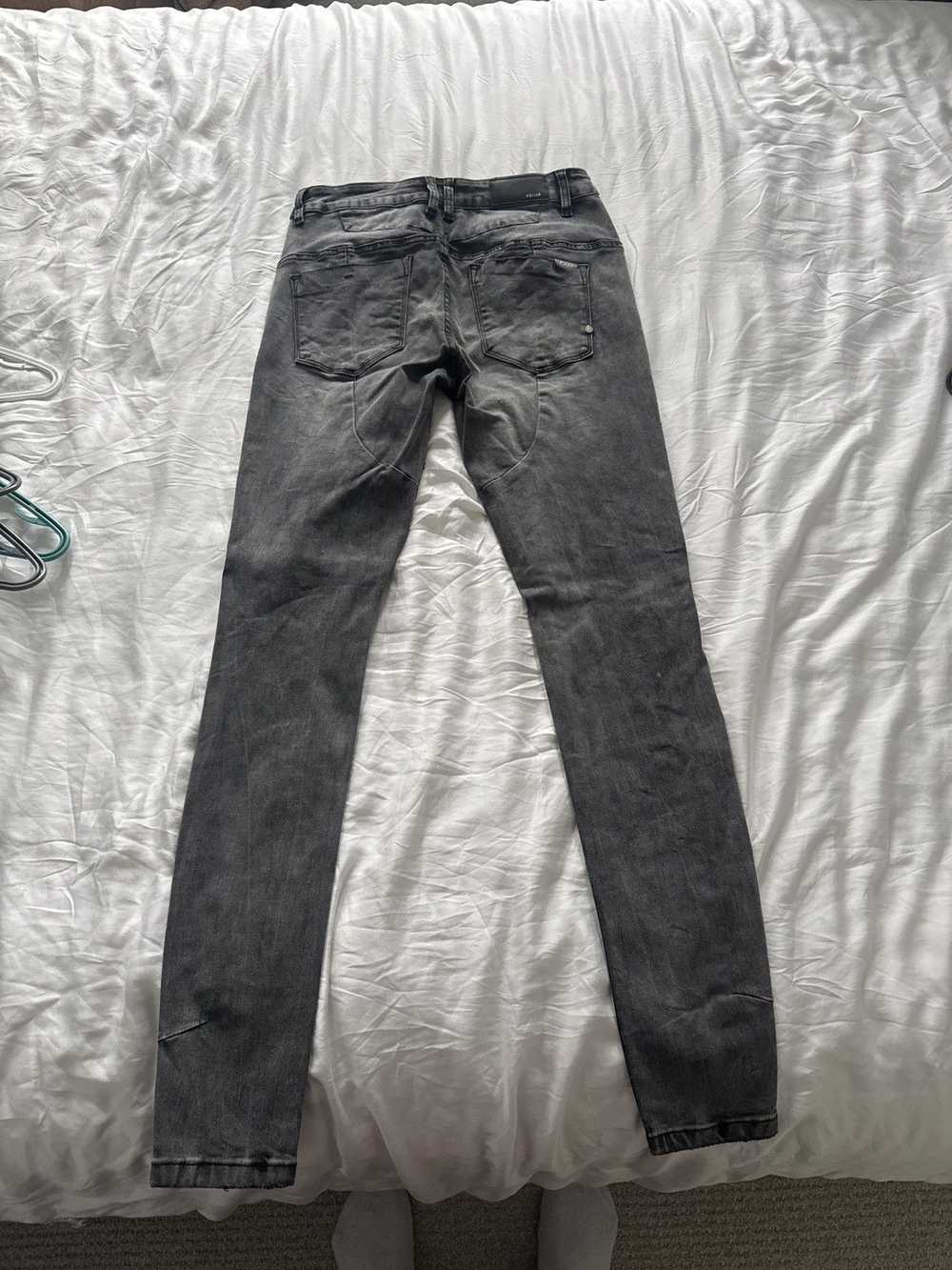 Kollar Clothing Kollar Denim Grey Distressed Jeans - image 3