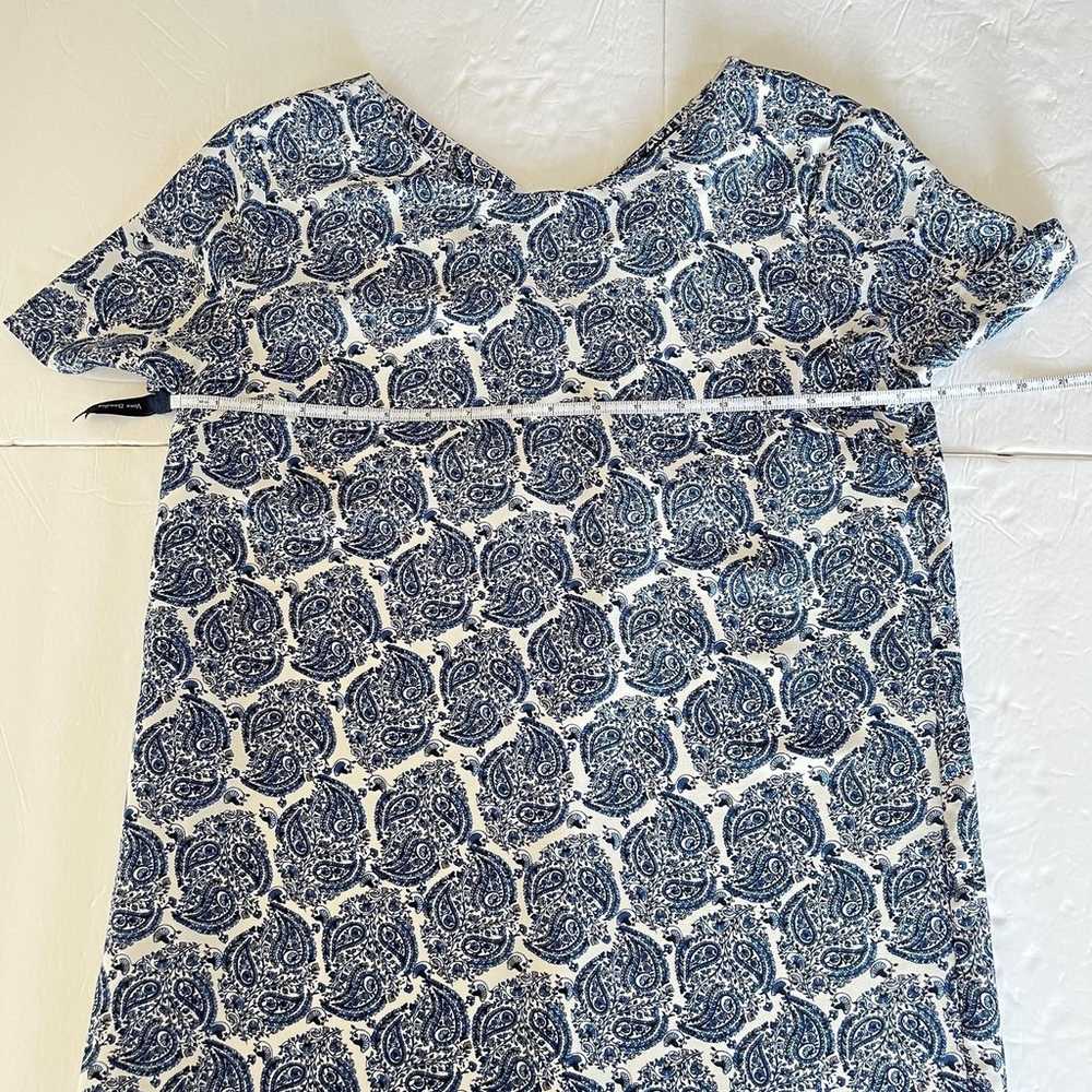 Lulus Taj Mahal Tour Blue Paisley Open Back Shift… - image 10