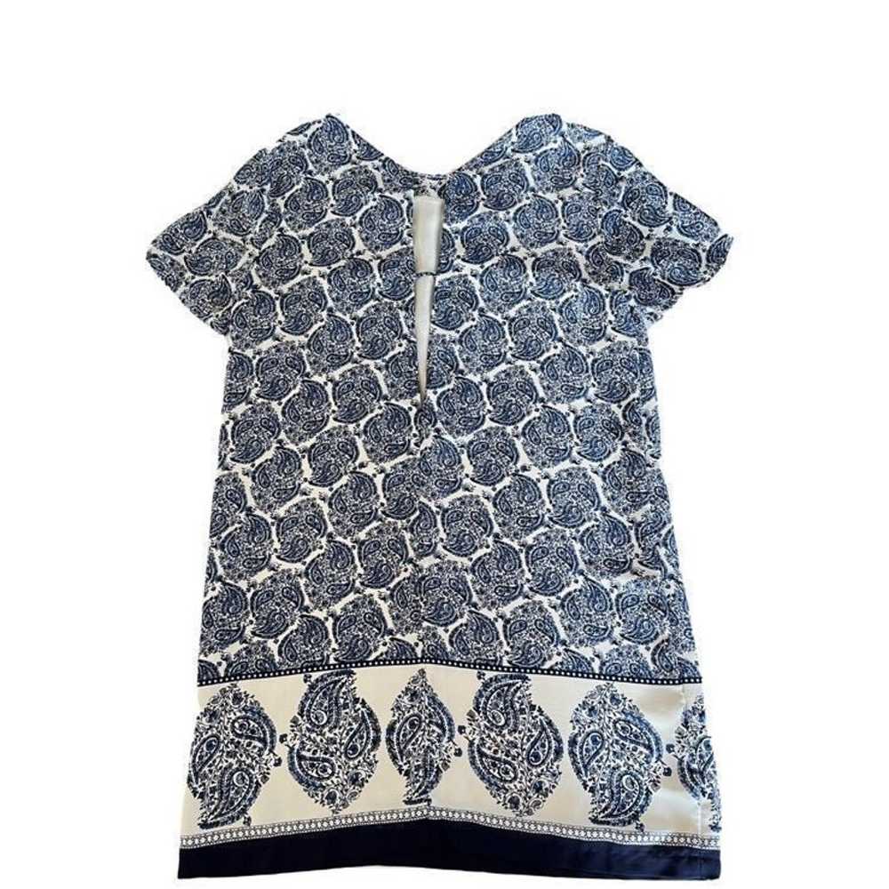 Lulus Taj Mahal Tour Blue Paisley Open Back Shift… - image 8