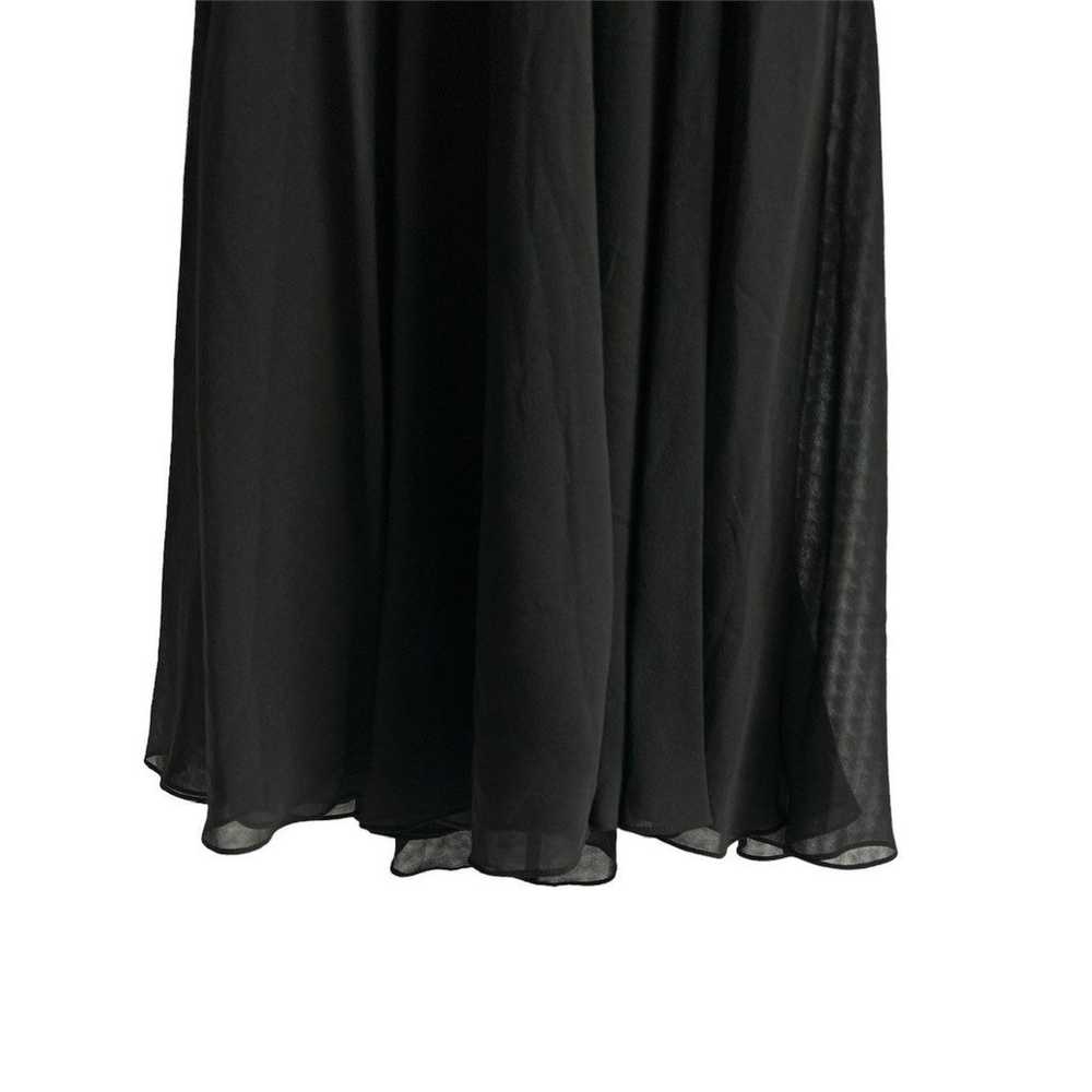 Maggy London Women’s Size 6P 100% Silk Black Halt… - image 4