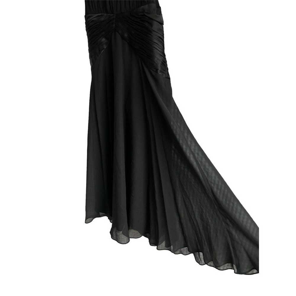 Maggy London Women’s Size 6P 100% Silk Black Halt… - image 5