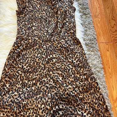 Animal print dress