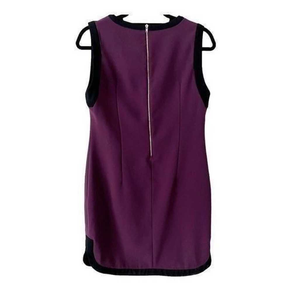 Bar III Sleeveless Maroon Sheath Dress Size Medium - image 2