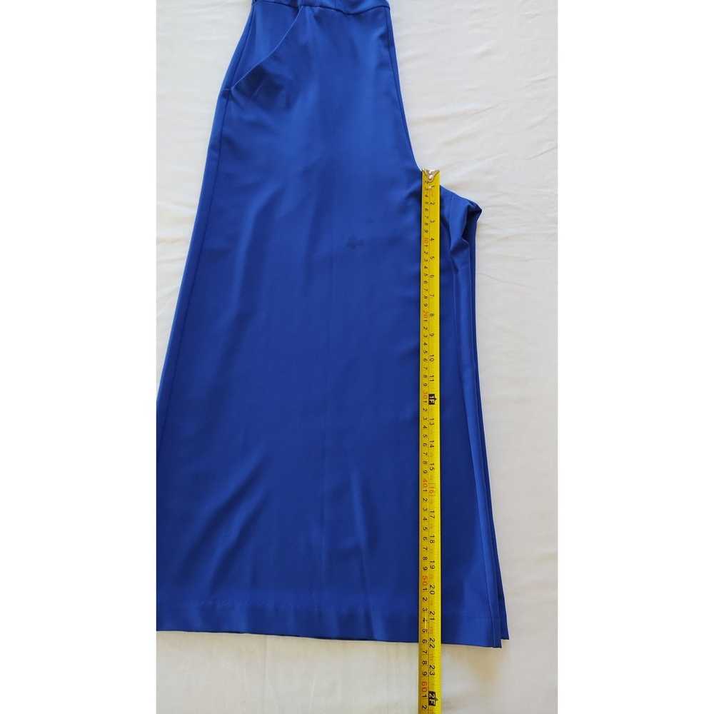 Danny and Nicole Royal Blue Sleeveless Belted Wid… - image 12