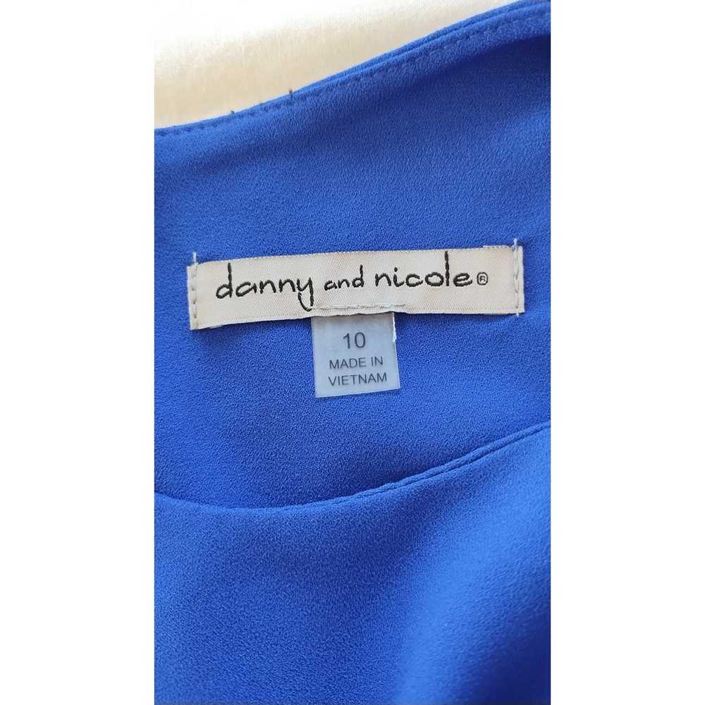 Danny and Nicole Royal Blue Sleeveless Belted Wid… - image 6