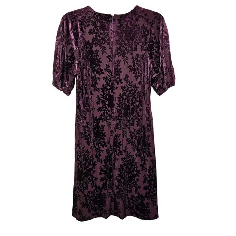 Tommy Hilfiger Womens Purple Velvet Burnout Flora… - image 2