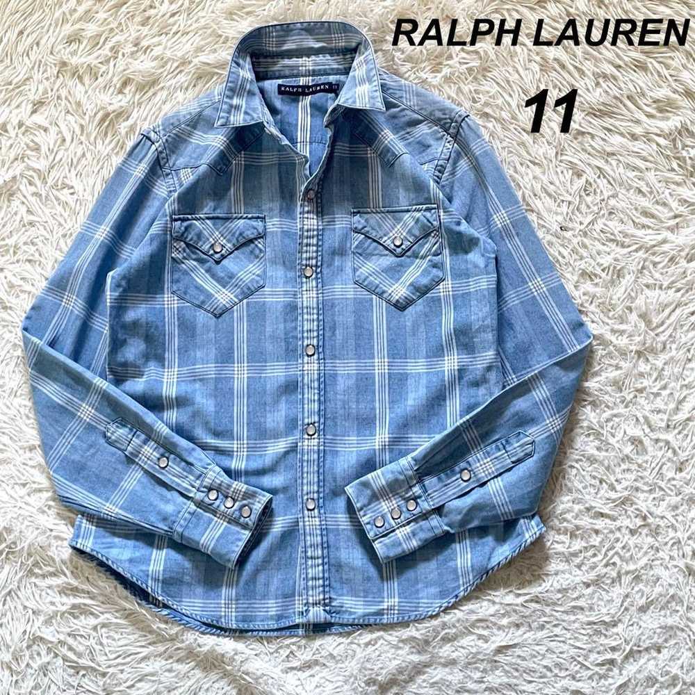 RALPH LAUREN Western Shirt Tartan Check Pattern 11 - image 1