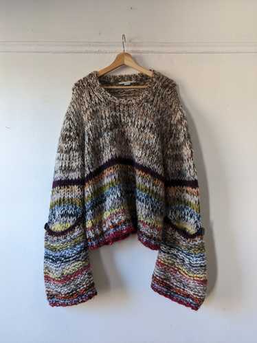 Stella McCartney 17FW Hand Knit Alpaca Bell Sleeve