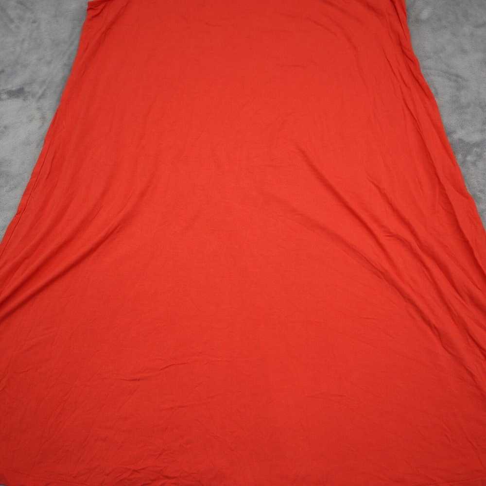 Old Navy Dress Womens L Orange Knee Length Sleeve… - image 11