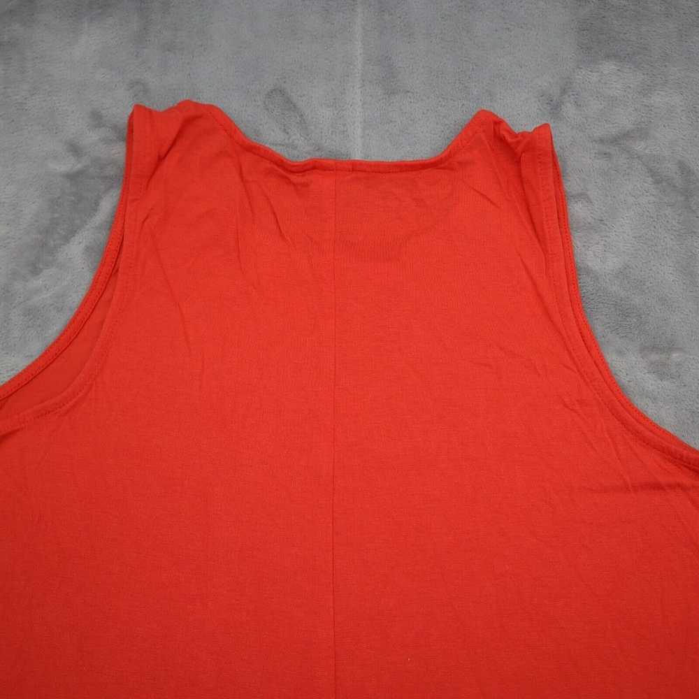 Old Navy Dress Womens L Orange Knee Length Sleeve… - image 12