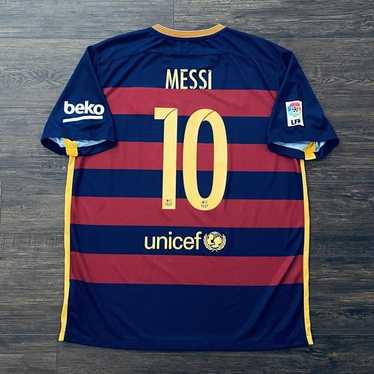 Nike FC Barcelona Messi 2015 16 home La Liga jerse