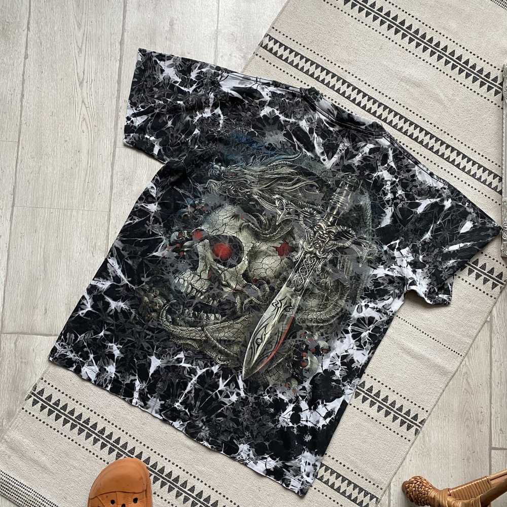 Expert Horror × Rock T Shirt × Skulls 💀Vintage 9… - image 7