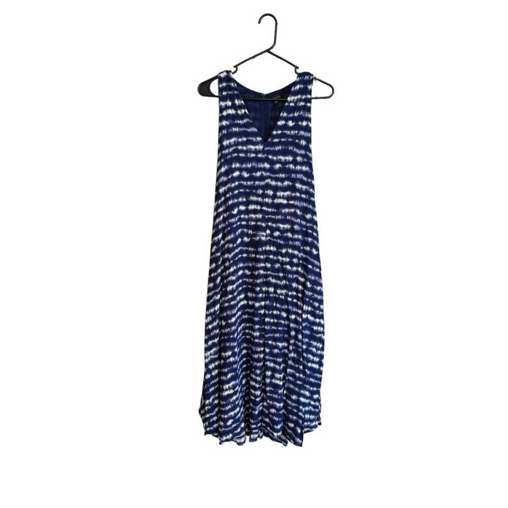 Ann Taylor Women's Blue Tie Dye Sleeveless Dress … - image 1