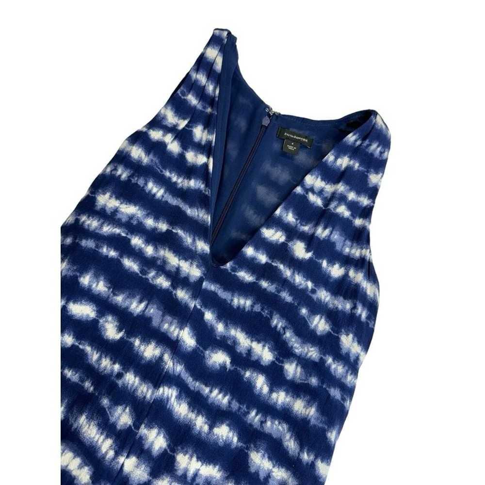 Ann Taylor Women's Blue Tie Dye Sleeveless Dress … - image 2